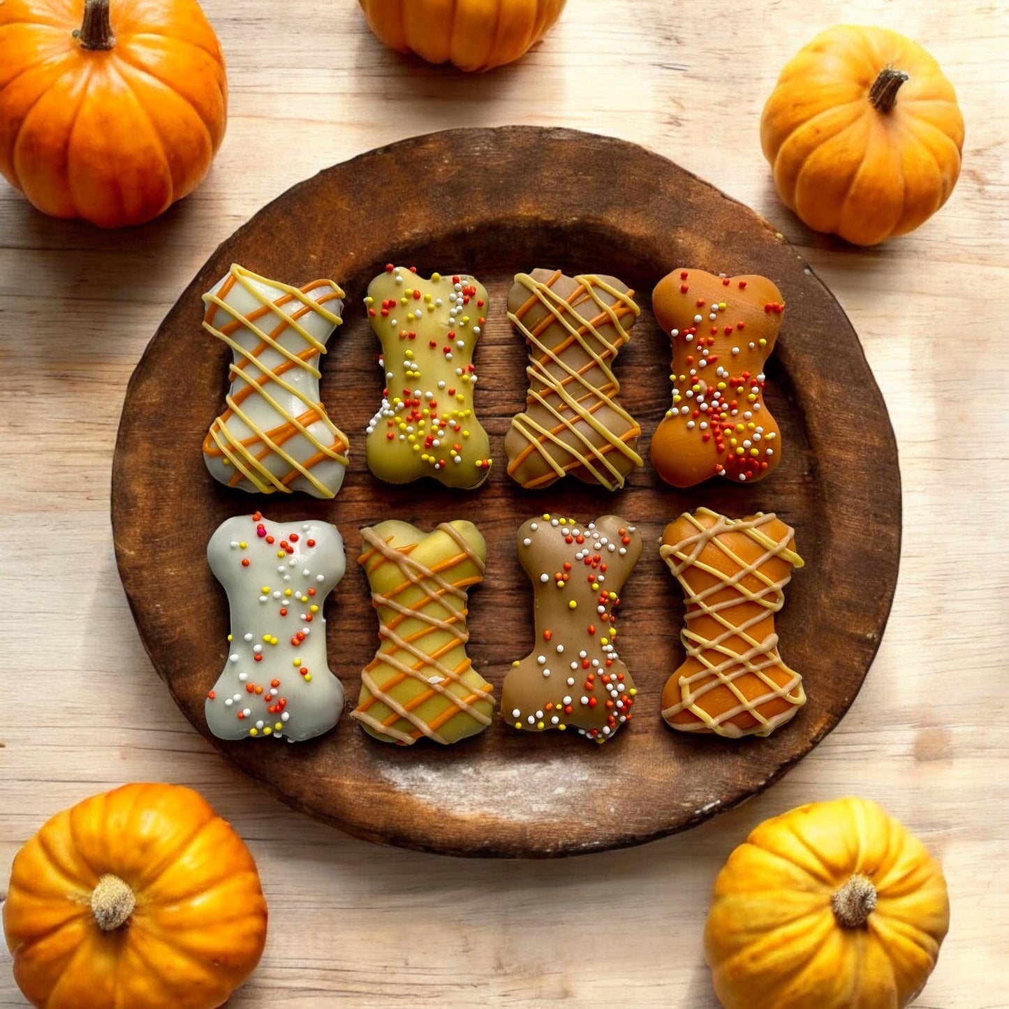 6 inch Fall Sprinkle Bone Dog Treats