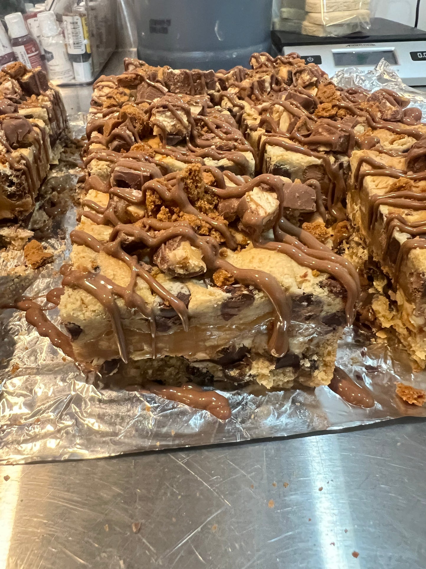 Ultimate Snickers Cookie bar