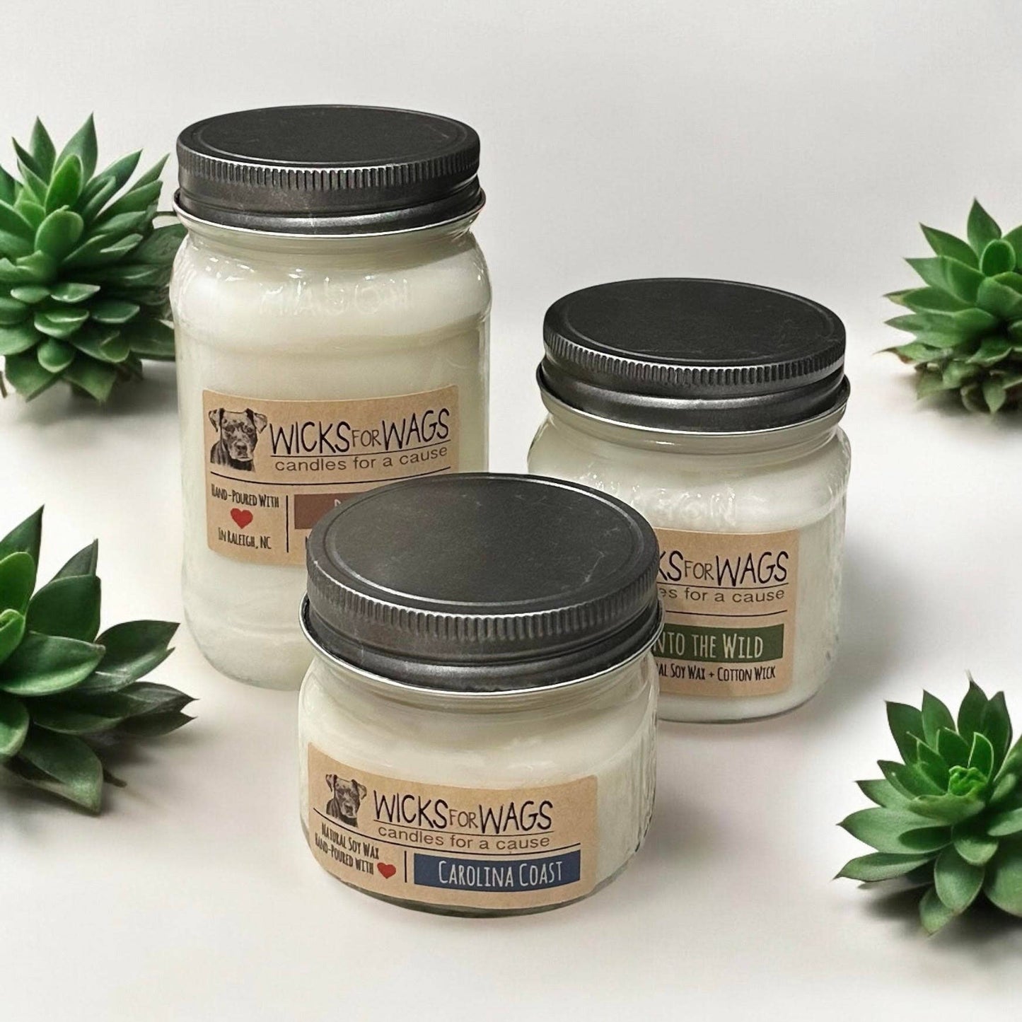 Vanilla Amber | Fall + Winter | 8 oz Mason Jar Soy Candle
