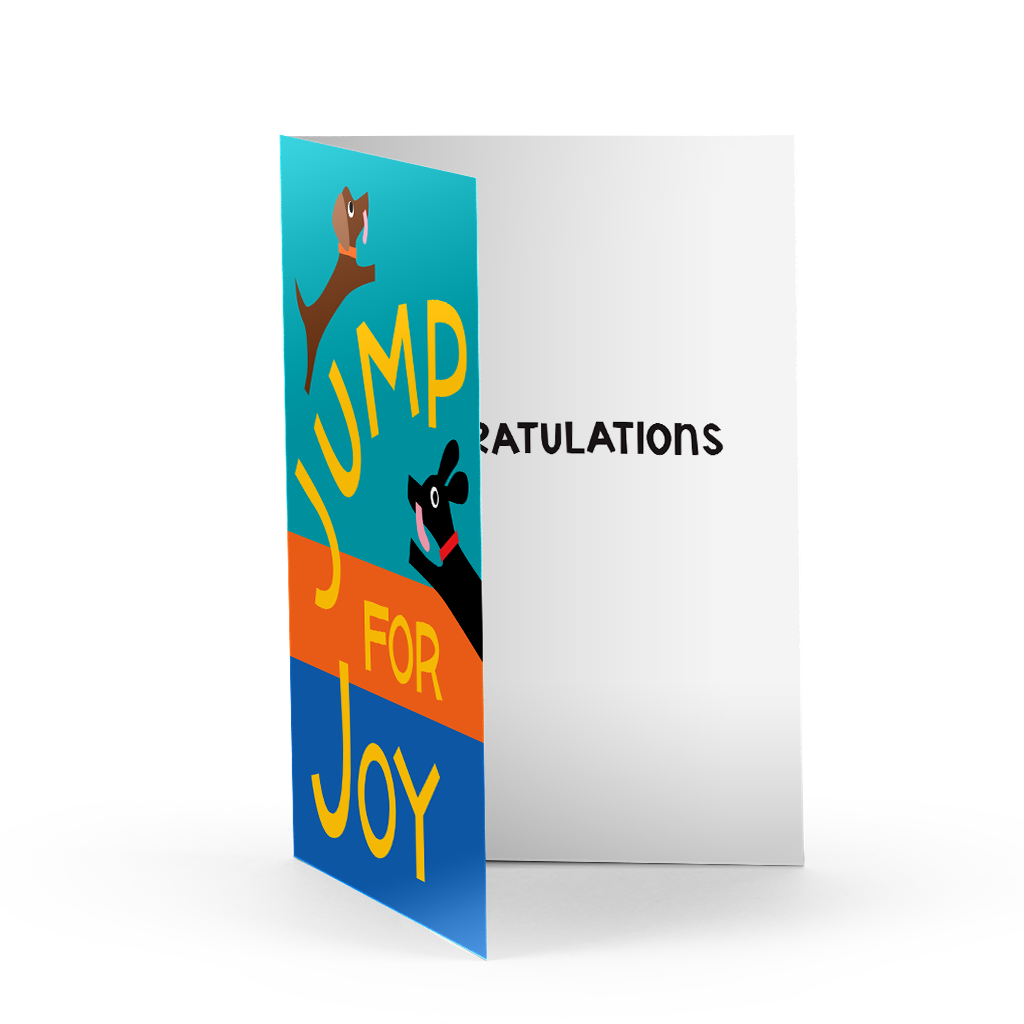 Jump for Joy Greeting Card