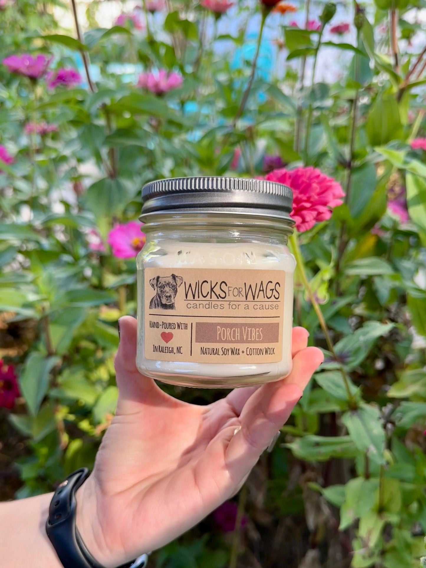Porch Vibes | 8 oz Standard Mason Jar Soy Candle