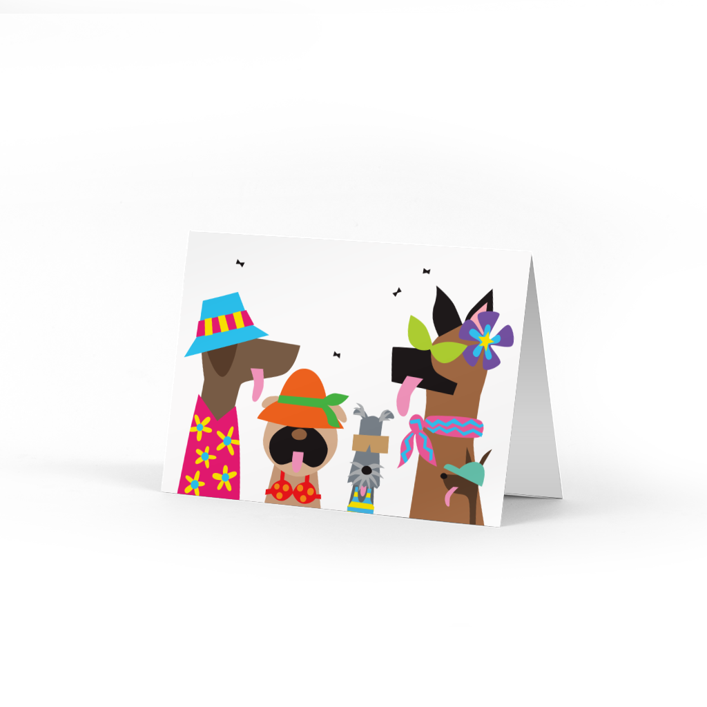 Summer Doggies Single Card
