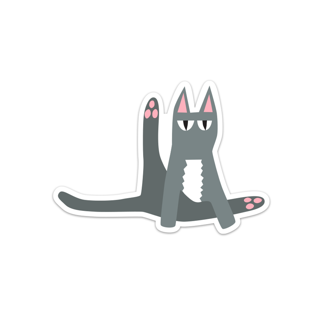Sitting Cat Sticker