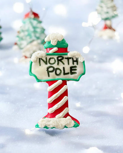 North Pole Christmas dog treats