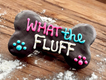 6 inch What the FLUFF Bone dog treat