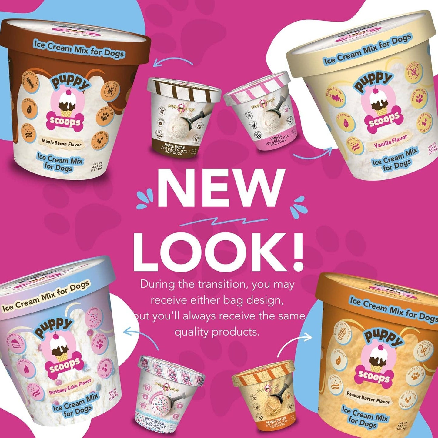 Puppy Scoops Ice Cream Mix for Dogs