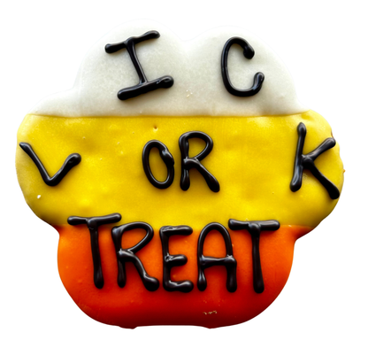 Lick or Treat Paw Halloween dog treats