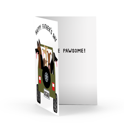Dad Dog Mobile Greeting Card