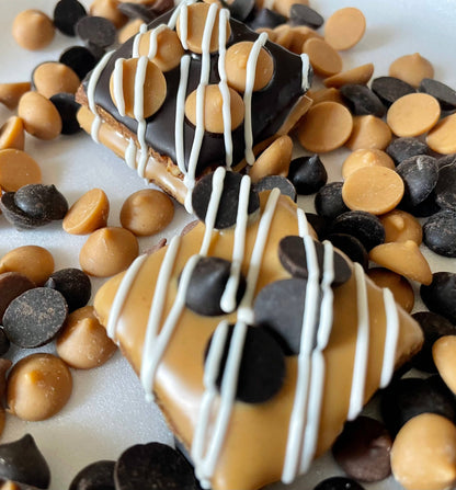Peanut butter & Carob chip dog treat truffles