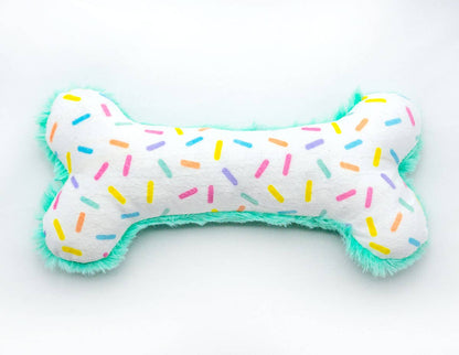 ThoozyPet Birthday Bone Small Plush Dog Toy 8"
