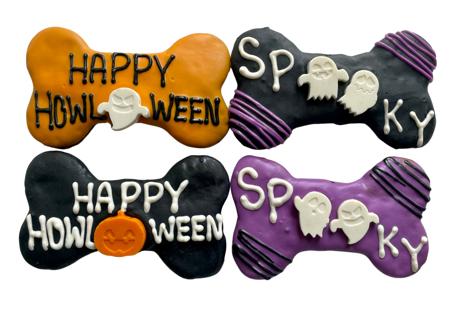6 inch Halloween dog treat bone BUNDLE