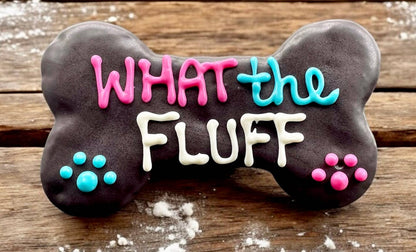 6 inch What the FLUFF Bone dog treat