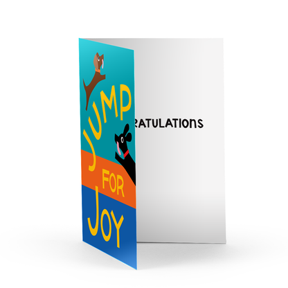 Jump for Joy Greeting Card