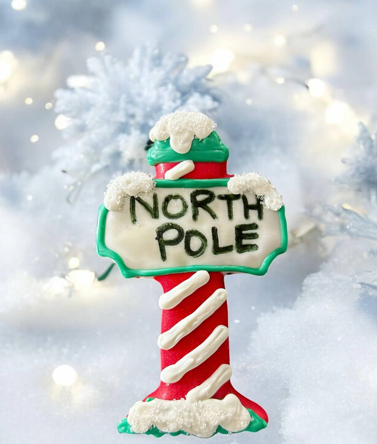 North Pole Christmas dog treats