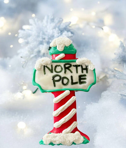 North Pole Christmas dog treats