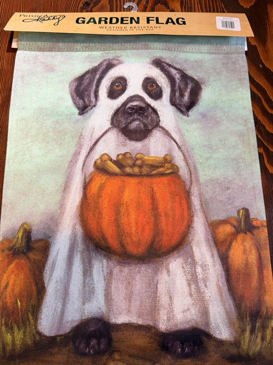 Garden Flag ghost dog