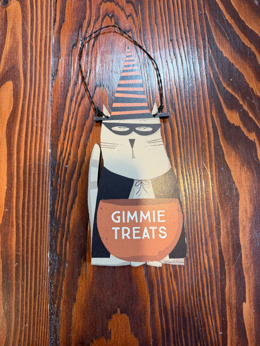 Gimme treats sign