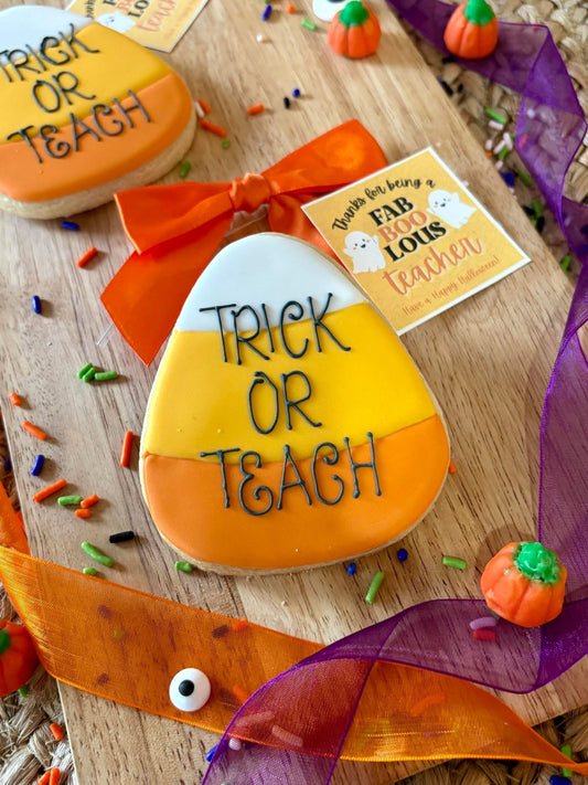 Trick or Teach Sugar Cookie