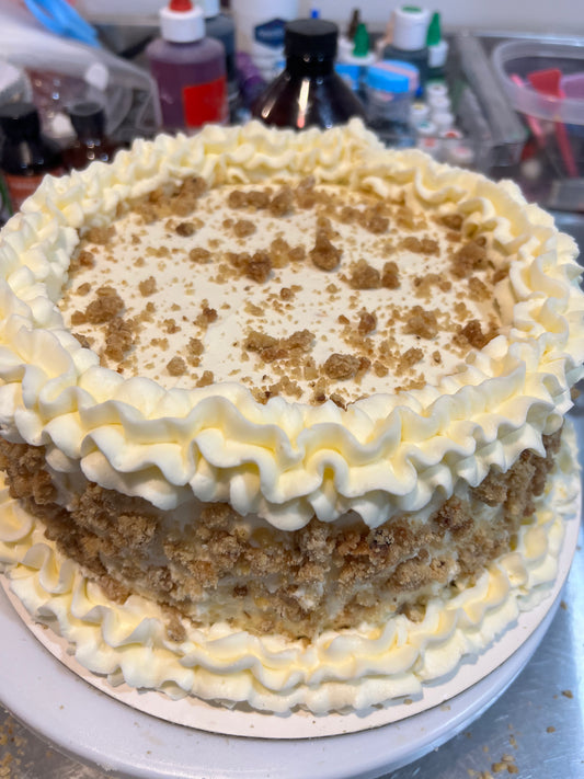 Easter Crumble Carrot Cheesecake Slice