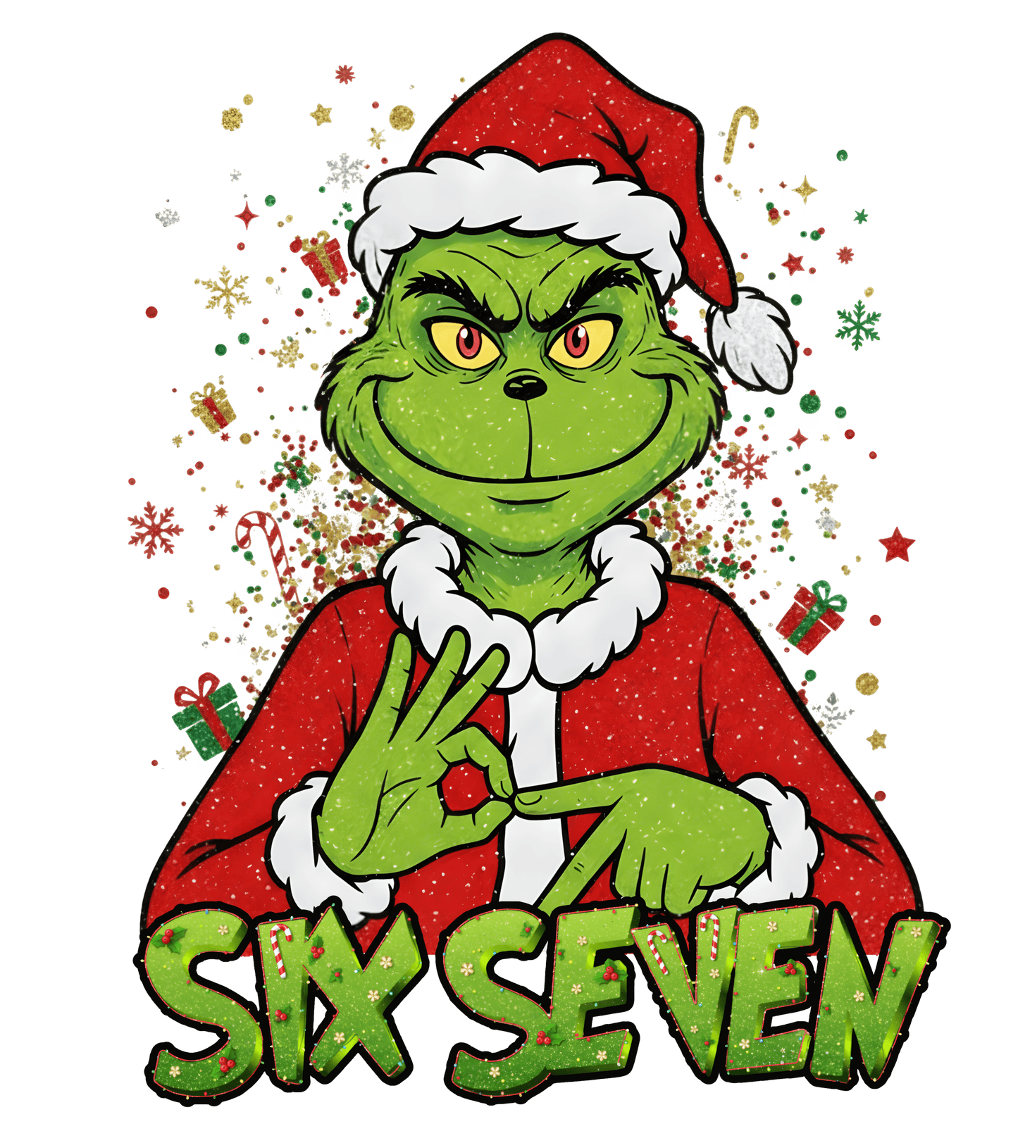 Grinch 6-7 Sugar Cookie