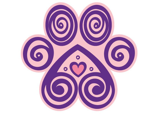 Sale - 3" Sticker -Paw Icon