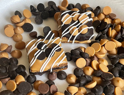 Peanut butter & Carob chip dog treat truffles