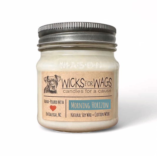 Morning Horizon | 8oz Soy Candle | Mason Jar