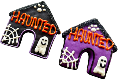 Haunted Halloween dog house treats