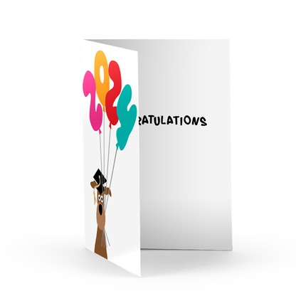 Doggie Grad 2024 Greeting Card