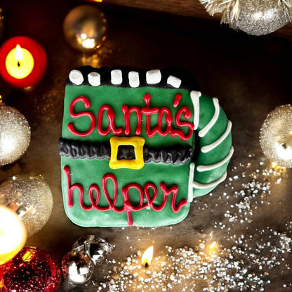 Santa’s Helper Hot Cocoa dog treats
