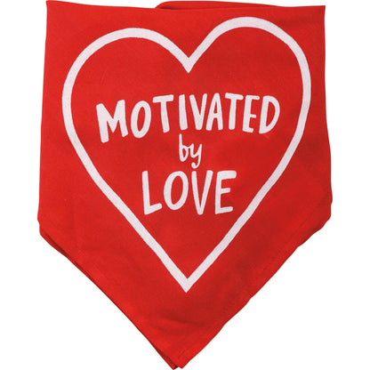 Love/Cuddle Large Pet Bandana