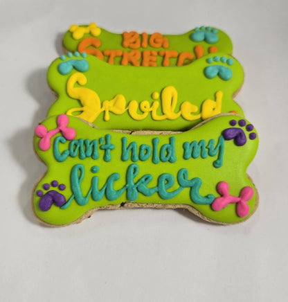 Large Dog Message Bones