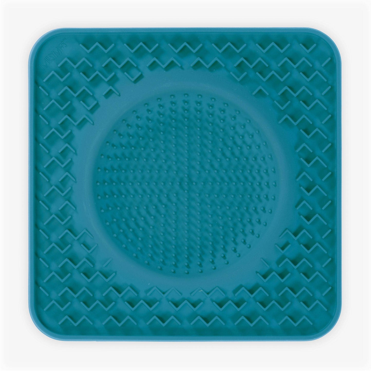 Messy Mutts Silicone Therapeutic Dog Lick Bowl Mat Blue
