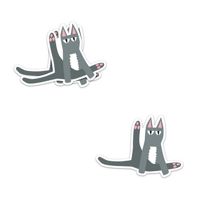 Sitting Cat Sticker