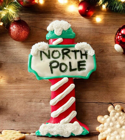 North Pole Christmas dog treats