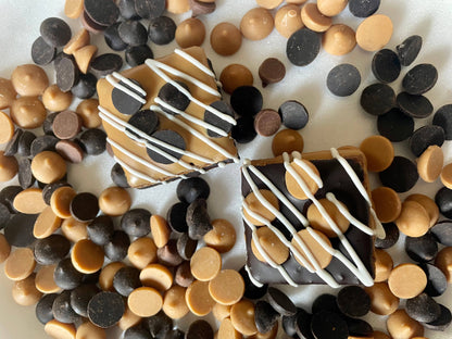 Peanut butter & Carob chip dog treat truffles