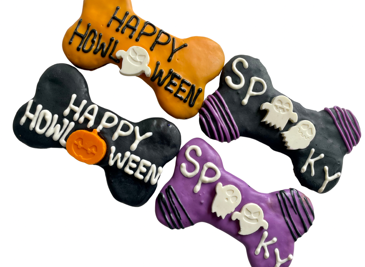 6 inch Halloween dog treat bone BUNDLE
