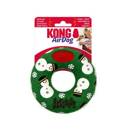 KONG Holiday AirDog® Squeaker Donut Md