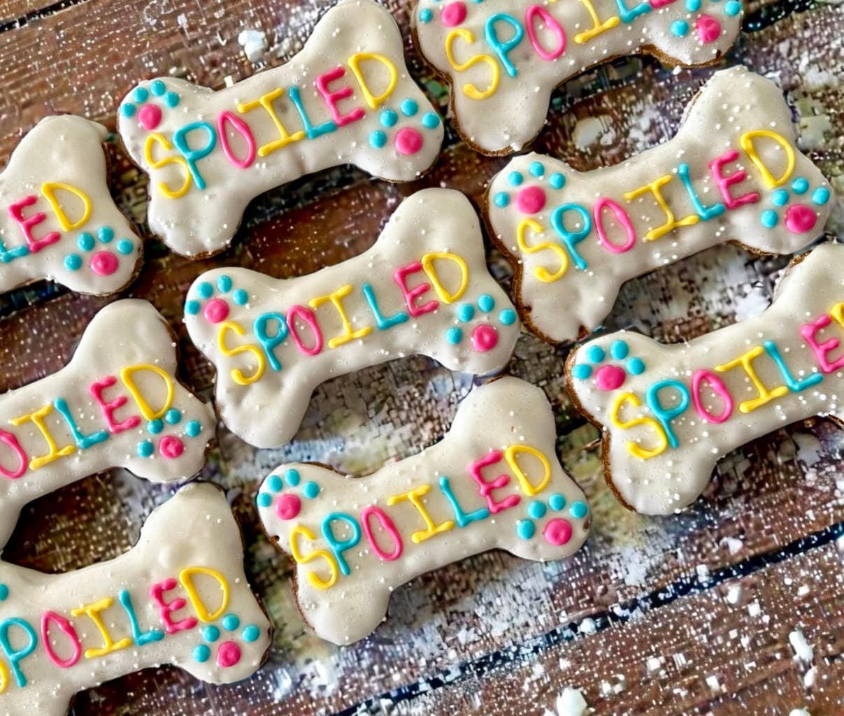 6 inch Spoiled dog bone treats